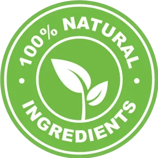 100% natural ingredients