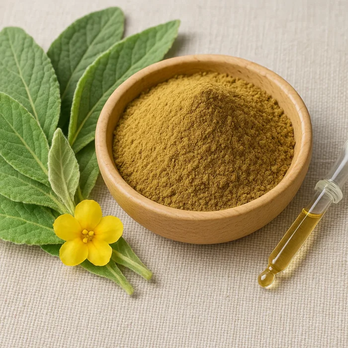 Mullein leaf powder and flower